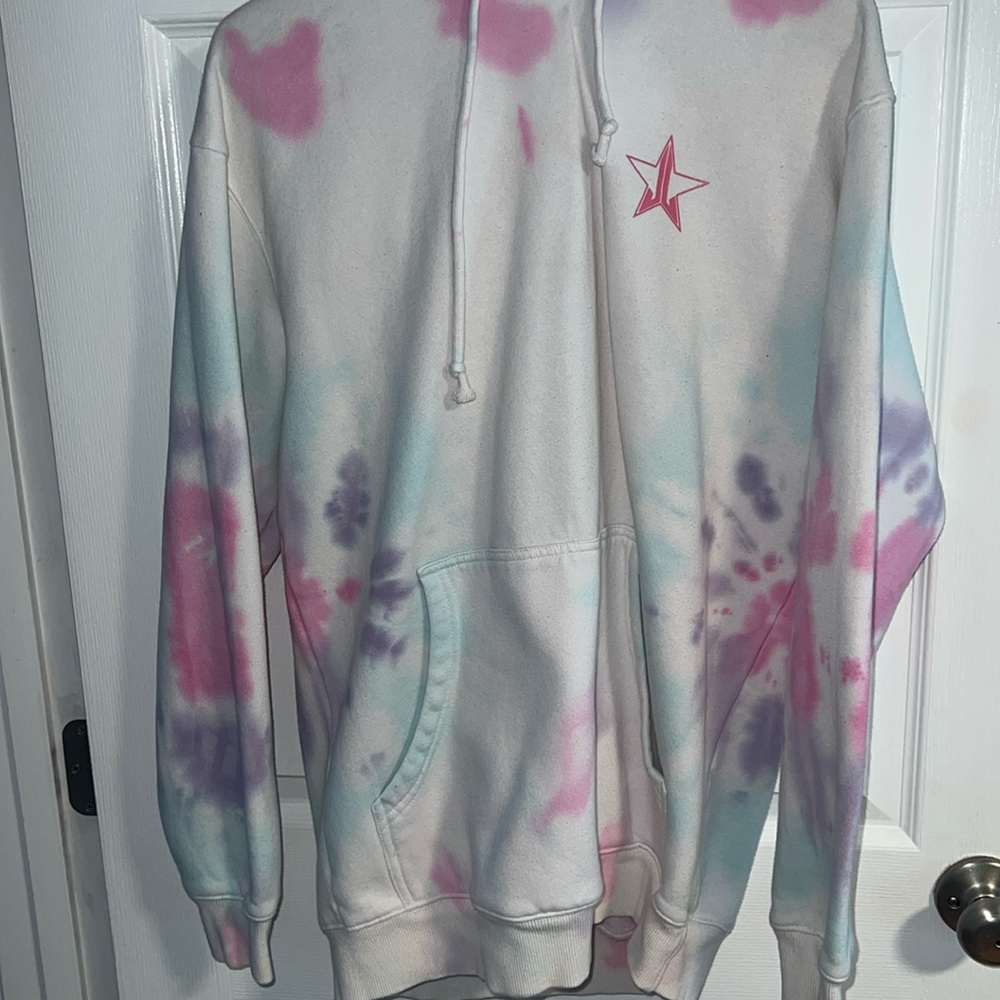 Jeffrey star pink/purple/blue hoodie